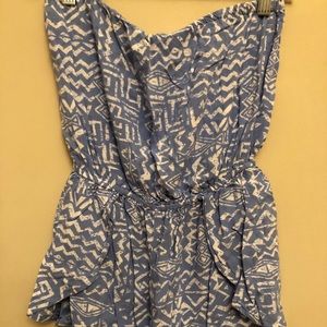 Billabong strapless romper.